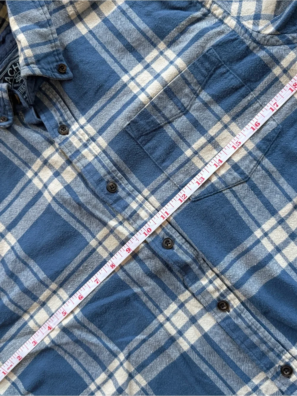 Jachs Blue & White Plaid Long-Sleeve Button-Down Shirt